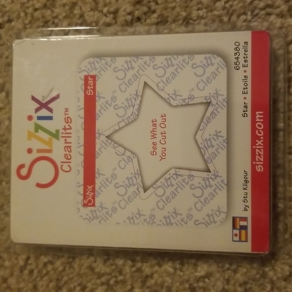 Sizzix Clearlits. Star.